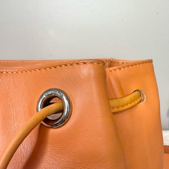 SALVATORE FERRAGAMO Backpack Gancini Leather Orange - Picture 12 of 14